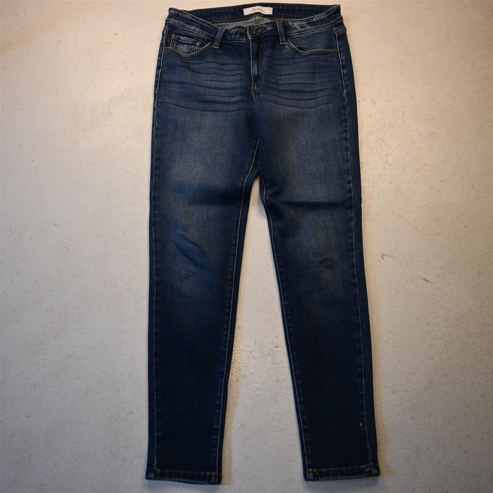 KanCan 29 Mid Rise Skinny Dark Stretch Denim Womens Jeans